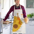 thumbnail image 1 of WIFKLSIIPG Festival Printed Linen Sleeveless Apron Kitchen Oil and Stain Sleeveless Cover Kitchen Apron, 1 of 8
