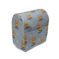 thumbnail image 1 of Ski Pattern Stand Mixer Cover, Funny Cartoon of Skiing Little Cat and Winter Snowflakes, Kitchen Appliance Organizer Bag Cover with Pockets, 5 Quarts, Blue Grey and Apricot, by Ambesonne, 1 of 4