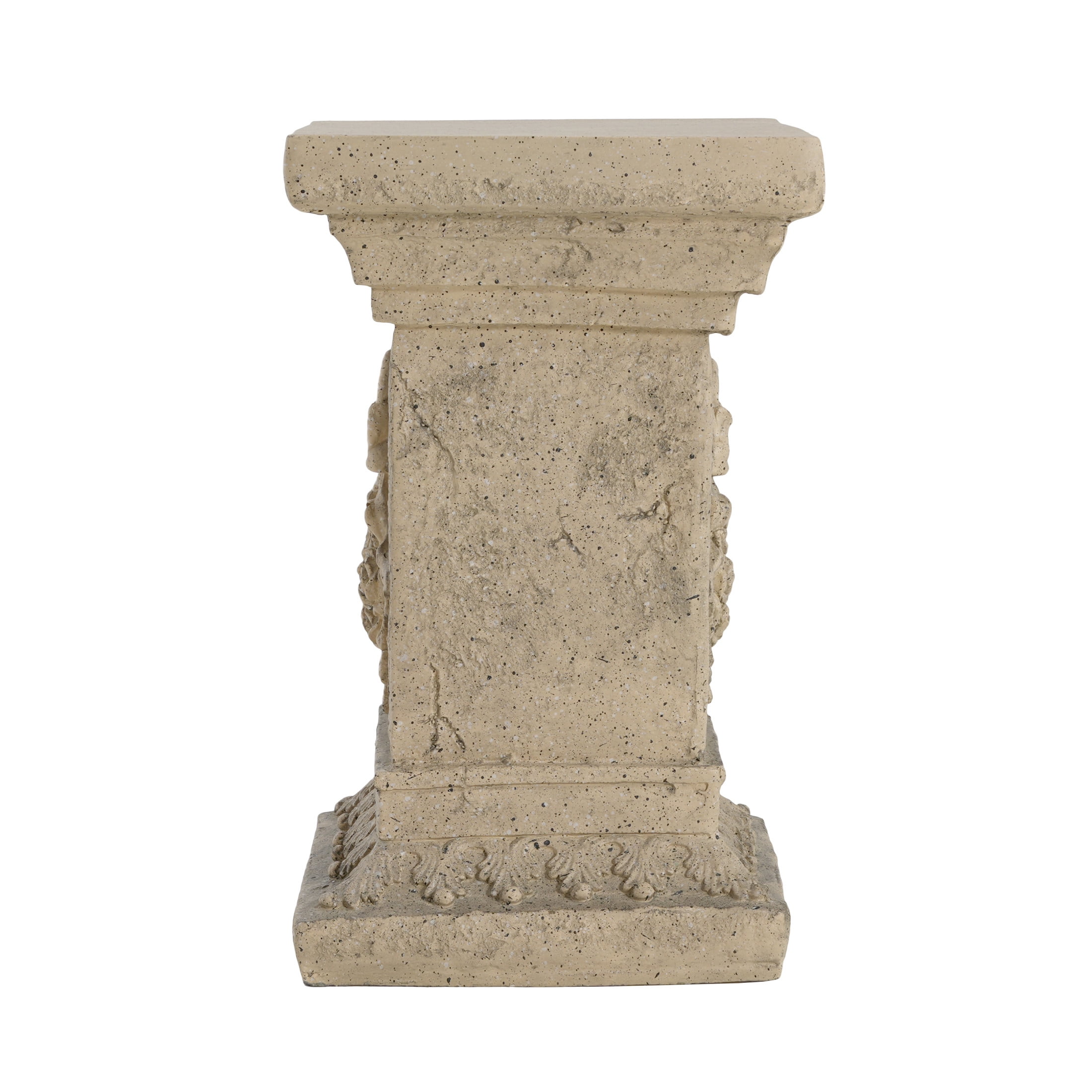 Christopher Knight Home Classic European Side Table, Indoor/Outdoor, Sand