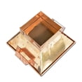 thumbnail image 3 of Copper Hawan Kund, Traditional Indian Style Copper Hawan Kund Agnihotra Ideal Pooja Accessory (Large), 3 of 4