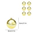 thumbnail image 3 of Christmas Clearance asxite Christmas Decorations,6Pcs Gold Color Christmas Hanging Balls Christmas Proof Ornaments For Party Christmas Tree Supplies, 3 of 4