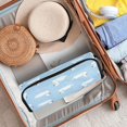 thumbnail image 5 of Hair Tools Storage with Heat Resistant Mat- A White Swan Printed Design Curling Iron Travel Bag/Flat Iron Case for Women, 5 of 8