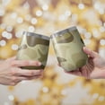 thumbnail image 2 of Camouflage 12oz Stainless Steel Insulated Wine Tumbler with Lid and Straw – Double Wall Vacuum Mug for Hot & Cold Drinks, 304 Steel Interior, Sweat-Free Design, 2 of 5