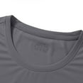 thumbnail image 4 of Njagoc3 Mens Short - Sleeve Gradient Panel Athletic Tee, Quick - Dry Fabric, Slim Fit, Summer Sports & Training Top, 4 of 5