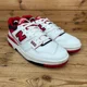 thumbnail image 3 of New Balance 550 Trainers Mens UK 9 White Team Red Leather Casual Preppy Shoes NB, 3 of 6
