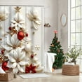 thumbnail image 6 of Darzheoy 3D Christmas Shower Curtain 59x71 Inch for Bathroom Decor Holiday Theme Partitions Waterproof Fabric, 6 of 6