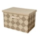 thumbnail image 2 of Fiudx Caja de Almacenamiento de Tela, Organizador de Cajones de Gran Capacidad, Contenedor de Almacenamiento con Tapa Segura, Plegable y Práctico para Ahorrar Espacio, Ideal para El Hogar y El Automó, 2 of 6