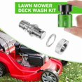 thumbnail image 2 of Kit Lavado Plataforma para Cortadora Césped 2 Piezas, Accesorio Limpieza para Cortadora Césped con Asiento Tractor Cortadora Césped, Accesorios Adaptadores para Lavado Plataforma, 2 of 5
