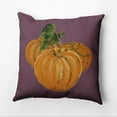 thumbnail image 2 of 16" x 16" Simply Daisy Tres Calabazas Fall Polyester Accent Pillow, Purple Qty 1, 2 of 4