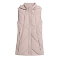 thumbnail image 3 of LYXSSBYX Puffer Vest Women Clearance Fashion Women Pocket Coat Long Jacket Winter Sleeveless Down Cotton Waistcoat, 3 of 7