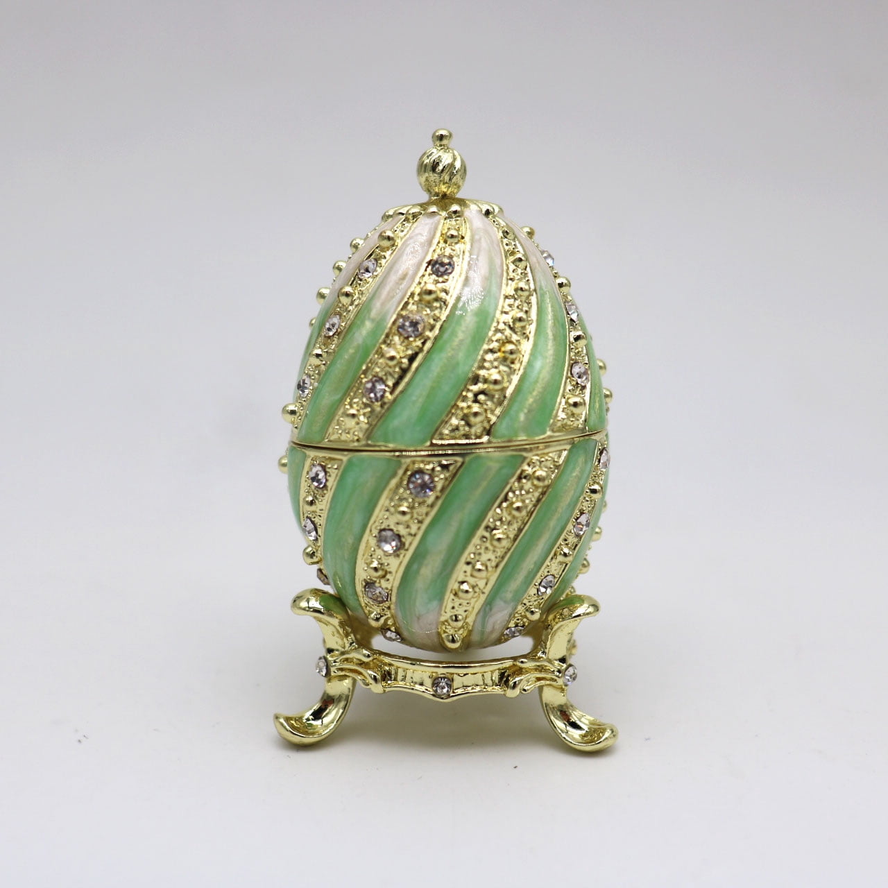 Easter Eggs Metal Craft Enamel Color 3Piece Decorative Home Accessories Jewelry Box Counter Display Trinket Box Creative Gift