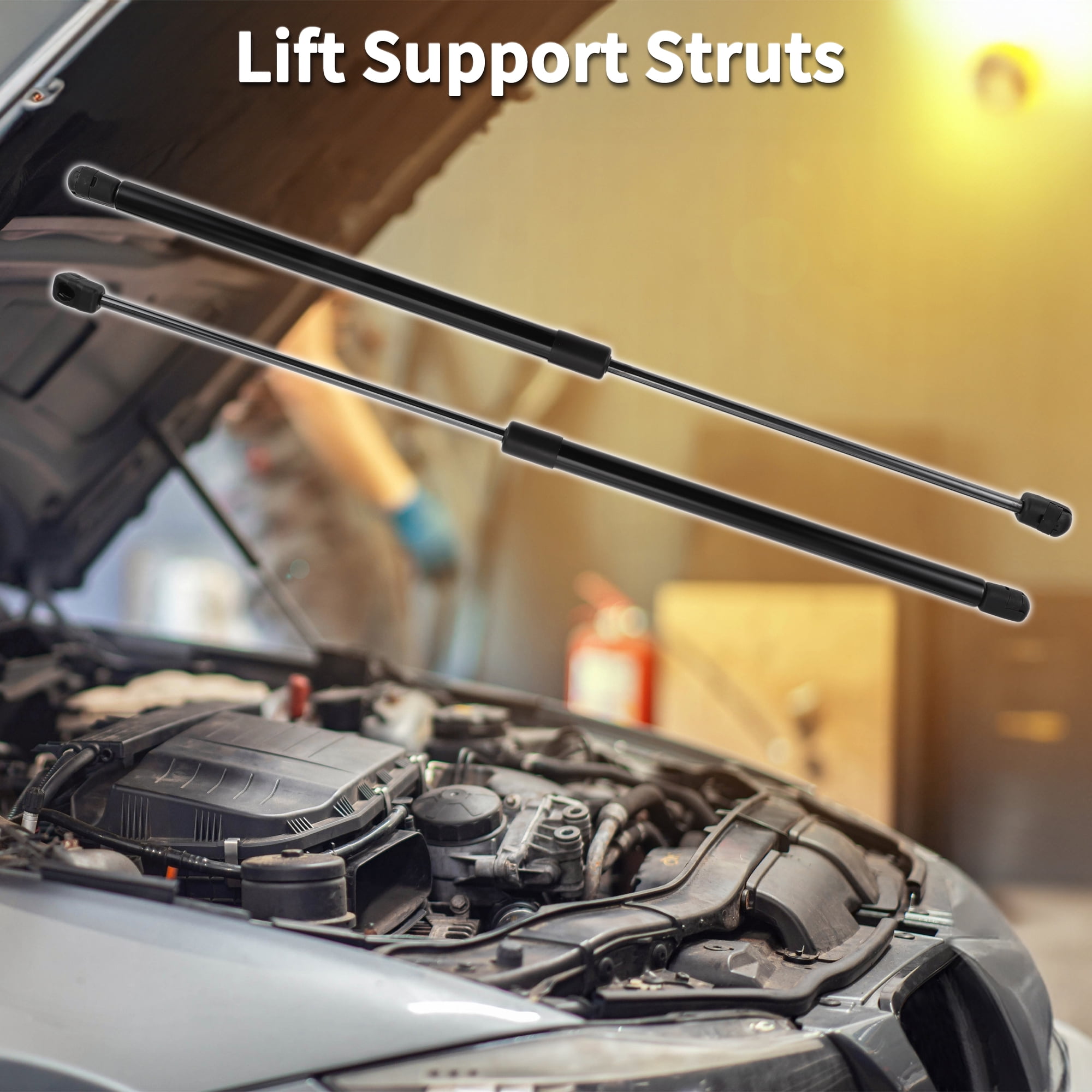 Unique Bargains 2Pcs Lift Supports for Hyundai Tucson 2022-2024 Front Hood Gas Spring