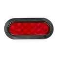 thumbnail image 2 of 2x Red+2x White 6" Oval 10 LED Trailer Truck Reverse Backup Stop Tail Lights 12V, 2 of 8