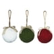 thumbnail image 2 of Adornos Navideños de Lana para Árbol: Esferas Tejidas en Rojo, Verde y Blanco, Incluye 1 Bola de Navidad, Modelo XD21034, 2 of 4