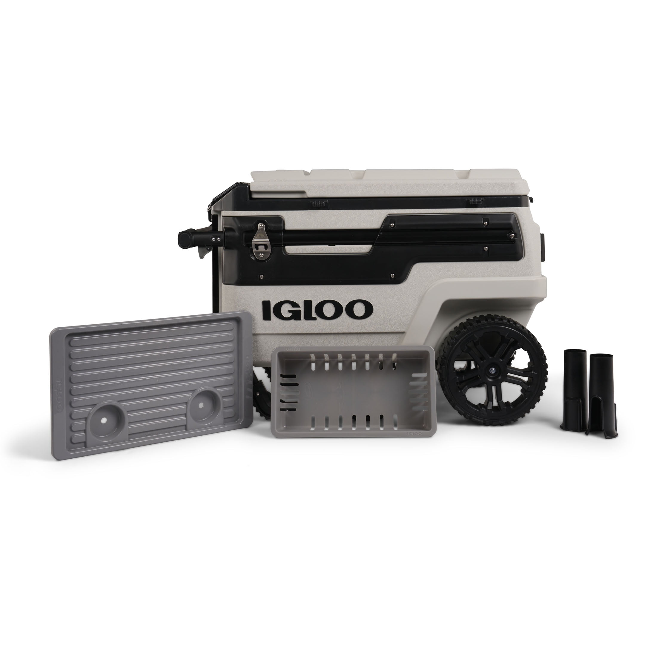 Igloo 70 QT Trailmate Journey Rolling Cooler, Bone White
