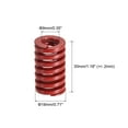 thumbnail image 2 of Unique Bargains Die Spring, 2 Pack 18mm OD 30mm Long Spiral Stamping Medium Load Die Springs Red, 2 of 5