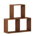 thumbnail image 5 of Furinno Tioman Hardwood Multipurpose Stacking Shelf in Teak Oil, 5 of 5
