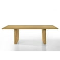 thumbnail image 3 of Einar Natural Finish Dining Table - 94" Oak Veneer Rectangular Table, Natural Wood, Seats 8, Modern Kitchen & Dining Room Furniture, Malaysia Made, 3 of 5