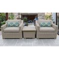 thumbnail image 2 of Côte 3 Pièces Extérieur en Osier Patio Meubles Set 03a en Beige, 2 of 2