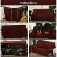 thumbnail image 5 of TOPCHANCES Stretch Couch Covers, L Shape Sofa Slipcovers for 3 + 3 Seaters Sectional, Furniture Protector Cover Home Decor, 5 of 8