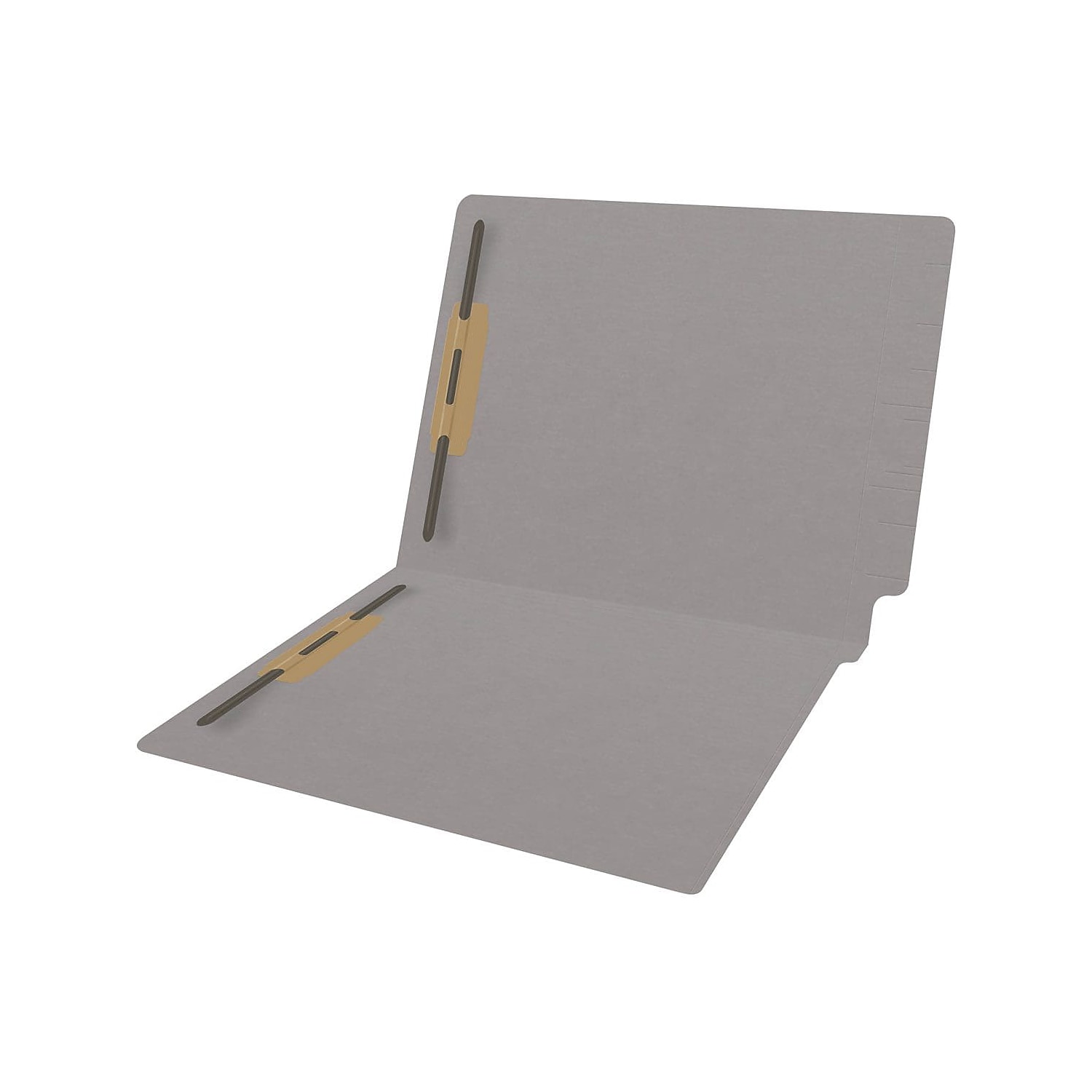 Medical Arts Press Reinforced End Tab File Folder Straight Cut Letter-Size Gray 50/Box (S-01502-GRY)