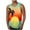 Yellow, variant on Xysaqa Mens Beach Hawaiian Tank Tops, 3D Graphic Seaside Printed Sleeveless Tee, Casual Summer Sports Gym Workout T Shirt for Men Big & Tall M-6XL