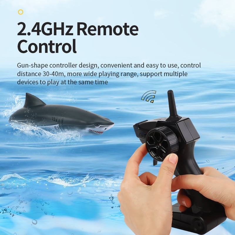 Remote Control Shark Toy Waterproof Electric Watercraft Outdoor Toy for