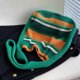 thumbnail image 5 of Bolso de hombro a rayas de ganchillo para mujer, bolso de mano bonito, bolso diario de verano (verde), 5 of 8