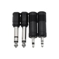 thumbnail image 6 of CHENGSI Headphone Adaptor Connector 6.35mm Male to 3.5mm Female Stereo Audio Aux Adapter 1/8 Inch to 1/4 Inch Headphone Jack Adapter for Guitar Amplifier, Headphone, Microphone, 4 Pack, 6 of 8
