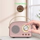 thumbnail image 2 of Mini Bluetooth speaker, portable, white, 2 of 5