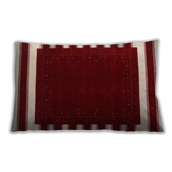 Ahgly Company Indoor Rectangular Contemporary Lumbar Throw Pillow, 13 inch by 19 inch