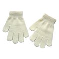 thumbnail image 1 of 1 Pair Kids Gloves Exquisite Keeping-warm Children Gloves Practical Simple Clothes Accessory with Solid Color for Winter Wear White, 1 of 6
