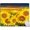 CF74, variant on Sunflowers on a Field and Sunset Mouse Pad Non-Slip Rubber Base Gaming MousePads for Computers Laptop Office, 9.5"x7.9"x0.12" Inch(240mm x 200mm x 3mm)
