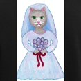 thumbnail image 3 of CafePress - Cat Bride Women's Dark Pajamas - Women's Short Sleeve Print T-Shirt and Pants Dark Cotton Pajama Set, 3 of 7