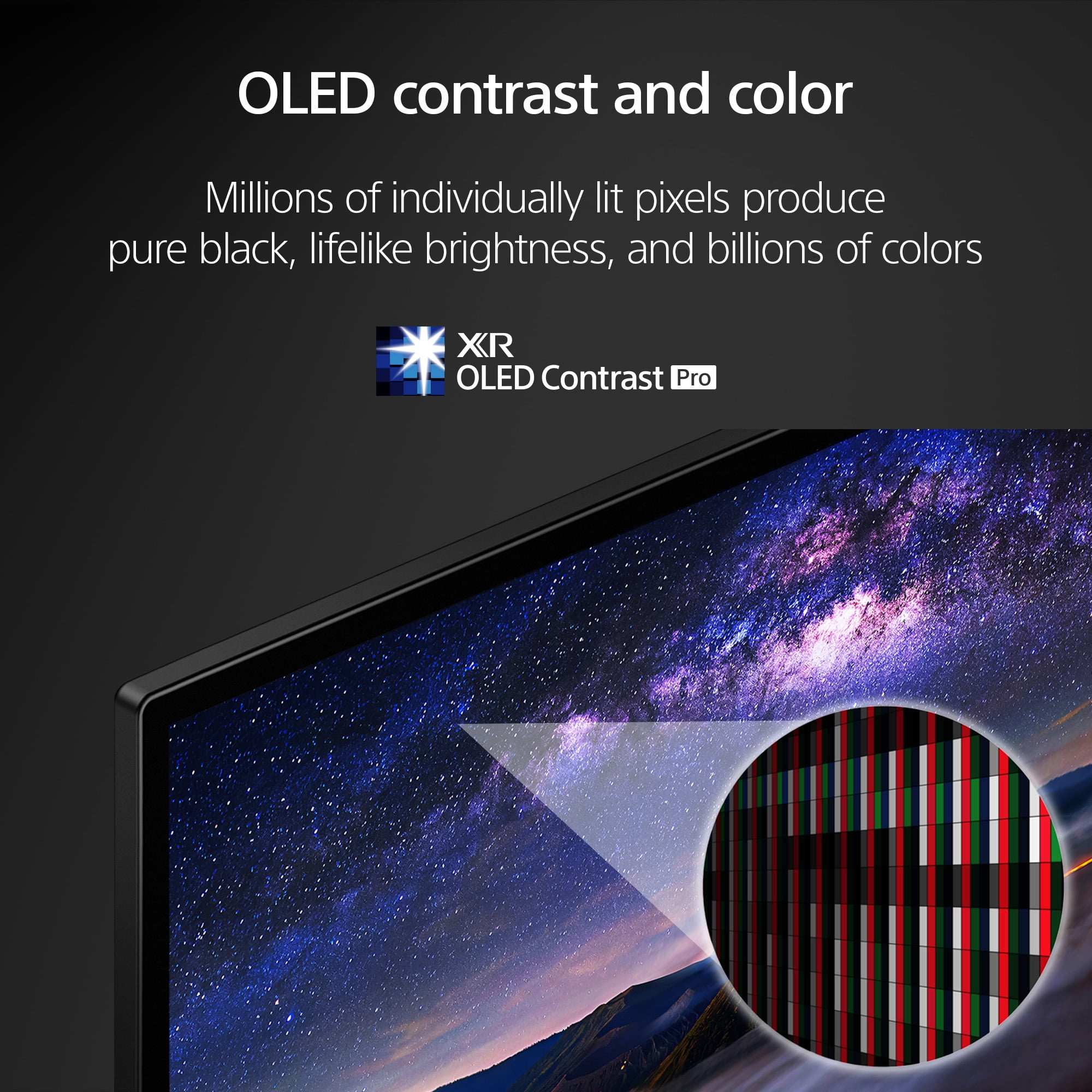 Pantalla Sony OLED smart TV de 83 pulgadas 4K XR-83A80L con Google TV