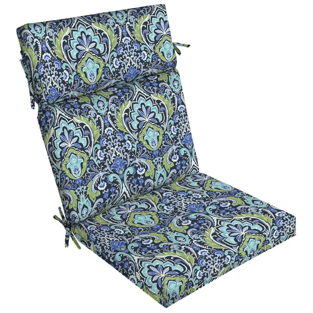 Better Homes & Gardens Blue Damask 44 x 21 in. Outdoor Dining Chair