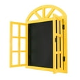 thumbnail image 1 of Window Shaped Chalkboard Sign Suitable for Home Cafe Bar, Easy Hanging Message Board, Versatile Decor, Board Material, 1 of 7