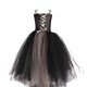 thumbnail image 2 of Conjunto de disfraz de cosplay de halloween para niñas y niños, vestido de bruja con traje de sombrero XBTCLXEBCO 6-7 Años;Negro, 2 of 6