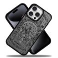 thumbnail image 3 of Daizag Funda Magnética Para Iphone 15 [Esquinas Completas A Prueba De Golpes] [Compatible Con Magsafe] Cubierta Negra Translúcida Mate Tarjeta Del Tarot Del Caballo Gótico, 3 of 5