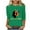 A01-Green, variant on ZVAVZ Ladies Summer Blouses,Womens Black History Print T-Shirts 3/4 Sleeve O-Neck Tees Shirts Womens Blouses Dressy Causal Clearance Sales Red L