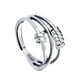 thumbnail image 3 of Qarigey Anillo de ansiedad para aliviar el desgaste ajustable, anillos abiertos, accesorios giratorios en con personalidad, Ropa, zapatos y accesorios Miscelánea, 3 of 6