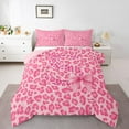 thumbnail image 3 of Homewish Kawaii Initial S Letter Bedding Comforter Set, Leopard Cheetah Print Twin Comforter Sets, Teens Kids Girls Women Reversible Bedding Set, Ultra Soft Bedroom Decor, 2pcs, 3 of 8