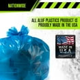 thumbnail image 4 of Aluf Plastics 20-30 Gallon 1.2 MIL Blue Industrial Strength Trash Bags - 30" x 36" - Pack of 200 - For Industrial, Home, & Recycling, 4 of 4