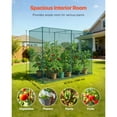 thumbnail image 2 of KFFKFF Large Crop Cage, 7.8 x 3.9 x 5.9 ft Plant Protection Tent with Zippered Door, Durable and Wind-Resistant Design, Simple Installation, Outdoor Cover for Raised Beds, 2 of 9