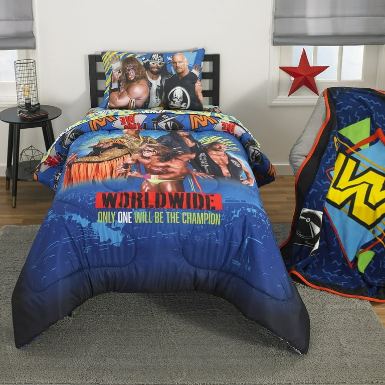 WWE Super Stars Sheet Set Kids Bedding 3 Piece Twin Size
