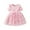 Red, variant on XIMIN Toddler Girl Tulle Dress Summer Ruffle Short Sleeve Baby Girls' Solid Color Crew Neck Tulle Flower Princess Wedding Dress Fashion Casual Dresses
