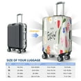 thumbnail image 4 of Haiem Happy Easter Pattern Luggage Cover Printed Suitcase Covers for Luggage Elastic Washable Suitcase Protector Fits 18-32 Inch Luggage-Small, 4 of 7