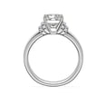 thumbnail image 4 of 0.65 Carat Excellent Princess Cut Real Diamond New Design Solitaire Ring for Wedding Solid 18K White Gold Size 11, 4 of 6