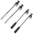 thumbnail image 4 of 2pcs 4 Teeth Uprooting Weeding Tool with Ergonomic Handle Weed Puller Portable Garden Weeder Tool for Vegetable Planting Weeding Silver, 4 of 6