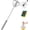 10 in, variant on Stainless steel egg whisk, Food-Grade Kitchen Egg Beater, Easy to Clean, Hand Mixer Stirrer Tool for Eggs Cream Batter Sauce Baking Cooking Coffee